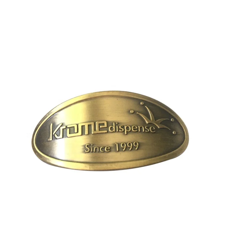 Production Processes Means Machine Aluminum Logo Name Plate Metal Label
