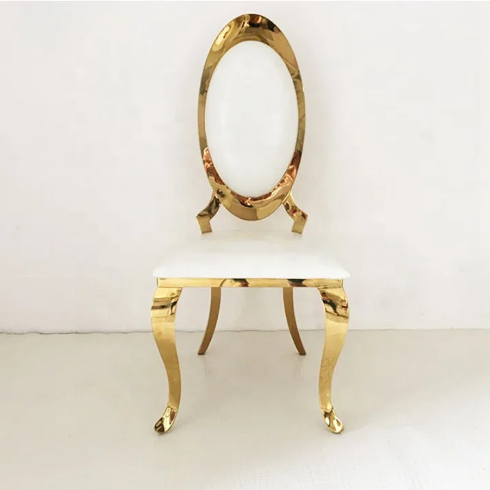 Luxury Banquet White Chair Furniture new design Stainless Steel for Wedding Dining Chair/ Banquet Hotel Upholstered Chairs