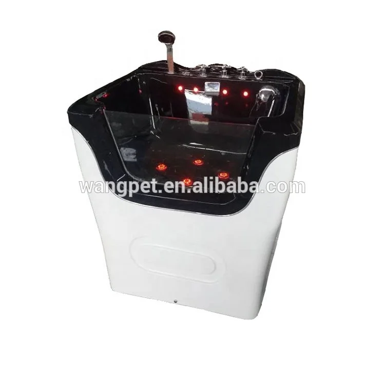 
NEW arrival small dog bathtub massage machine pet spa High quality professional acrylic dog bathtub transparent dense bubbles 