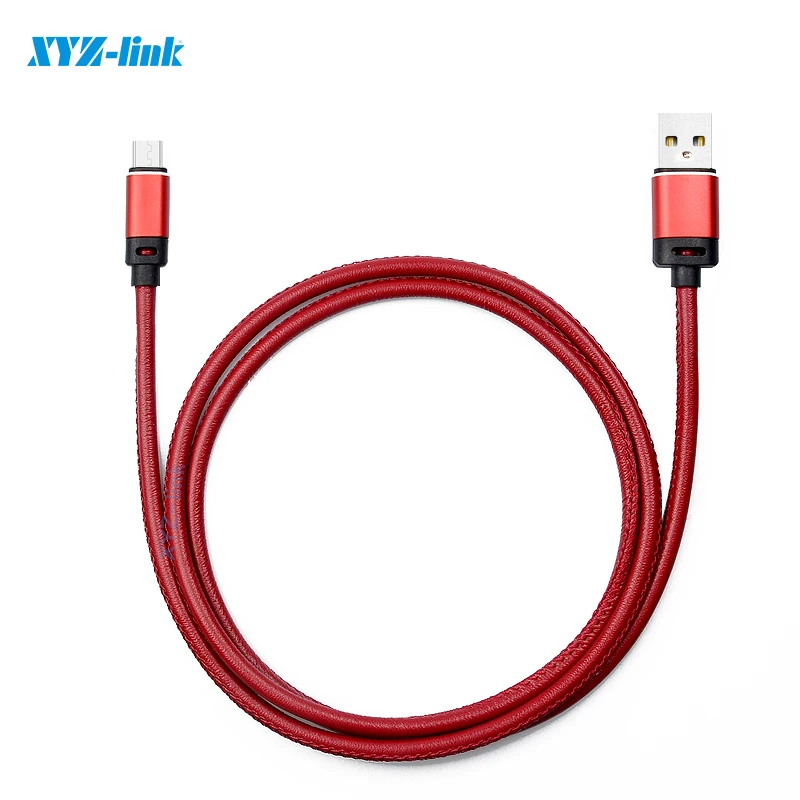 Новый тренд 1 м Универсальное зарядное устройство мульти кожаный usb кабель для iphone