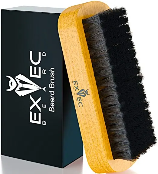 High Quality Wooden beard trimming suit,beard brush and two side beard wooden comb