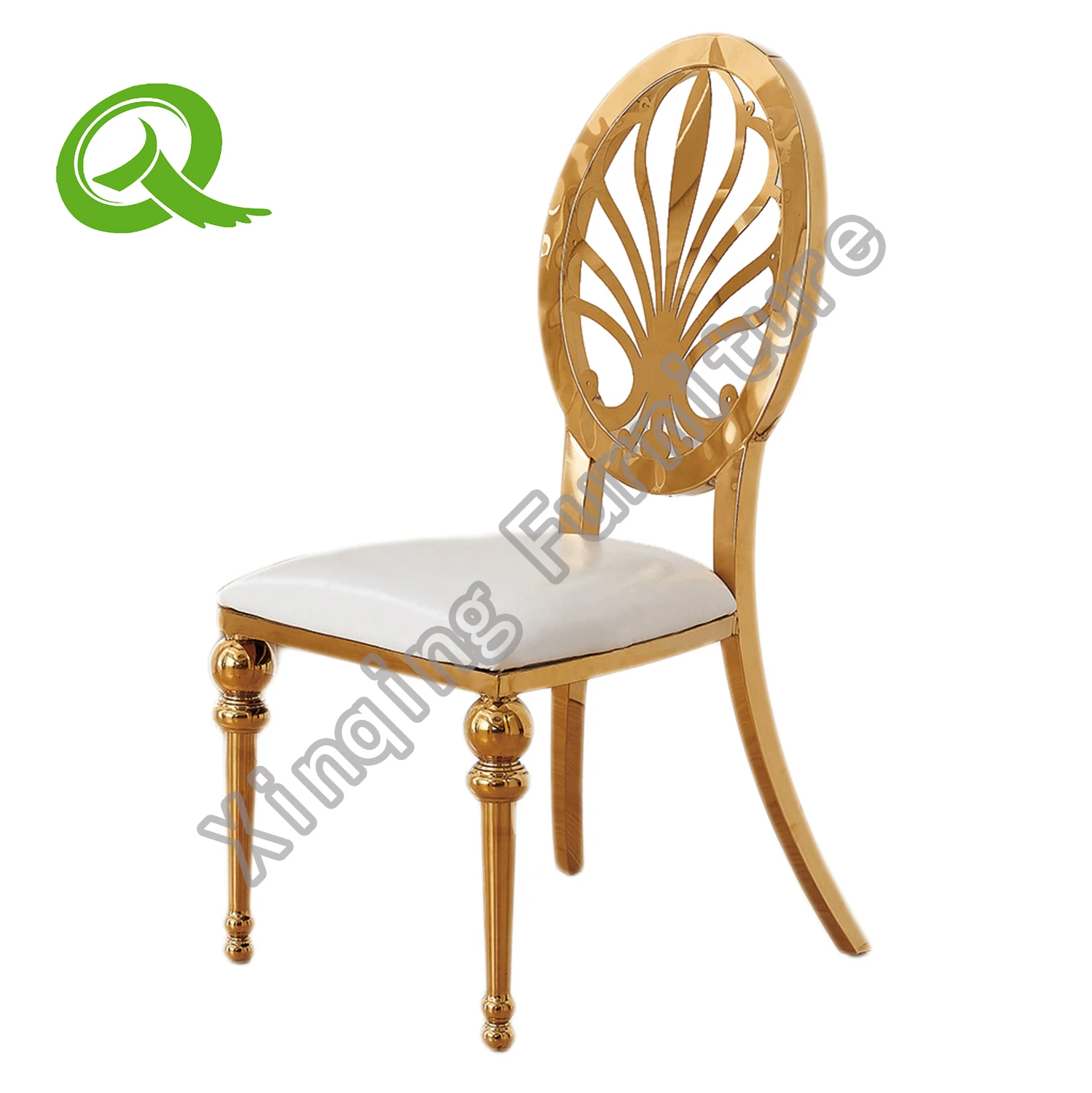 
Modern metal velvet stackable dining chair for hotel and wedding 
