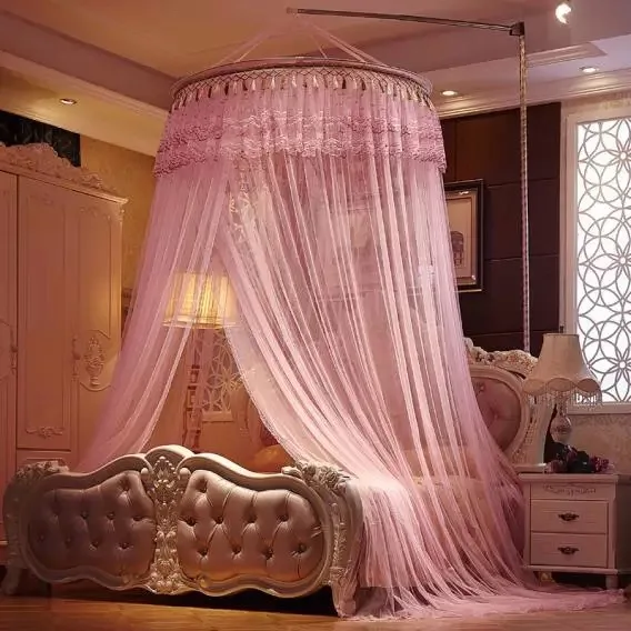 Circle mosquito nets for Bedroom in Lace