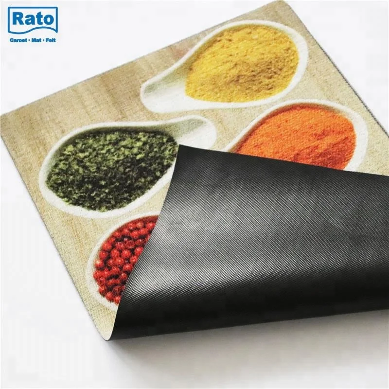 new design waterproof 3d printed carpet floor mat