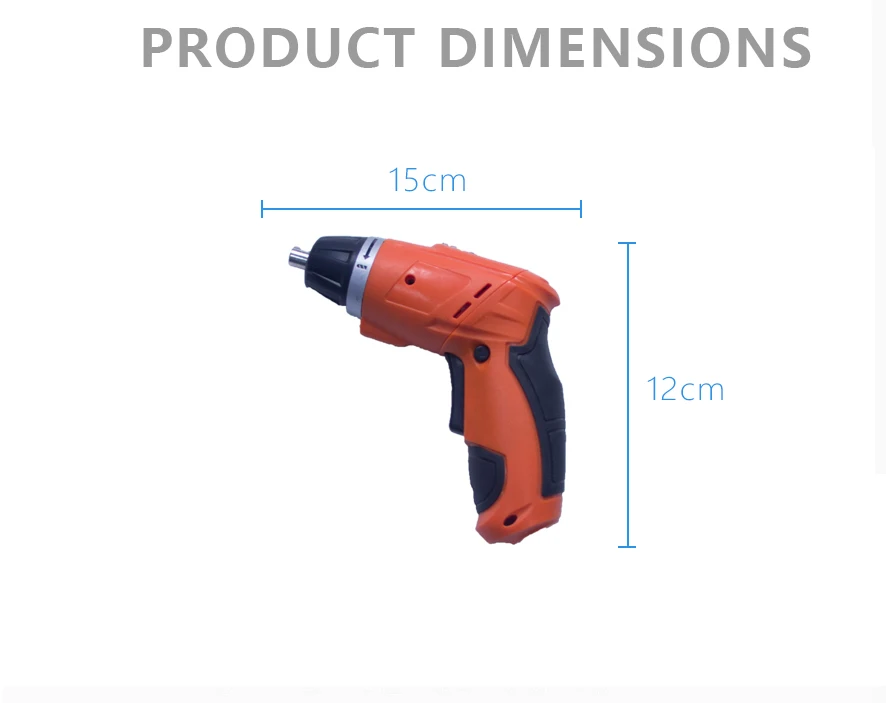 3.6V Rechargeable Battery-Powered Electric Screwdriver Cordless Power Tools Drill