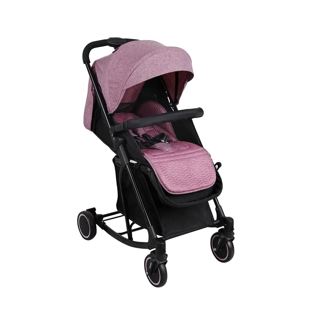 Luxury foldable easy to take infant stroller for baby girls