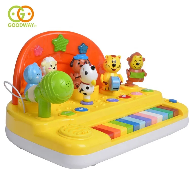 Funny Cartoon Dancing Animal Kids Music Learning Piano Keyboard Toy