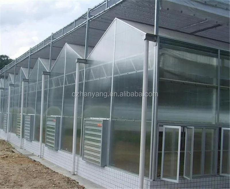 A Complete Vertical PVC Hydroponic System and Gable Shaped Greenhouse