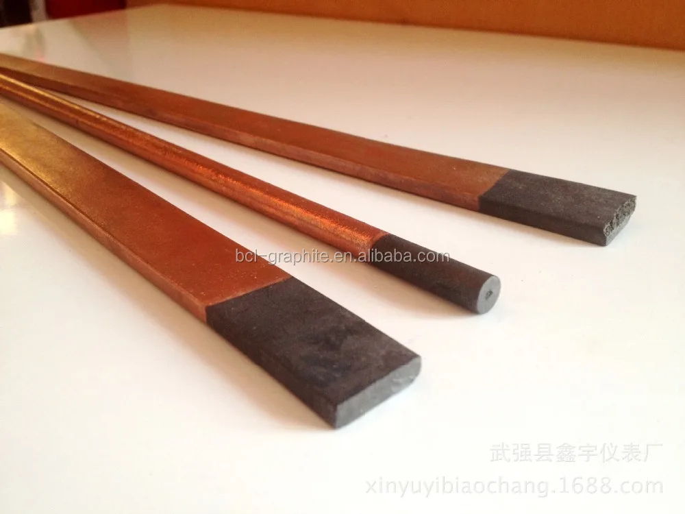 Arc Air Gouging rod welding electrode rods  with groove graphite materials for digging cutting remove defects
