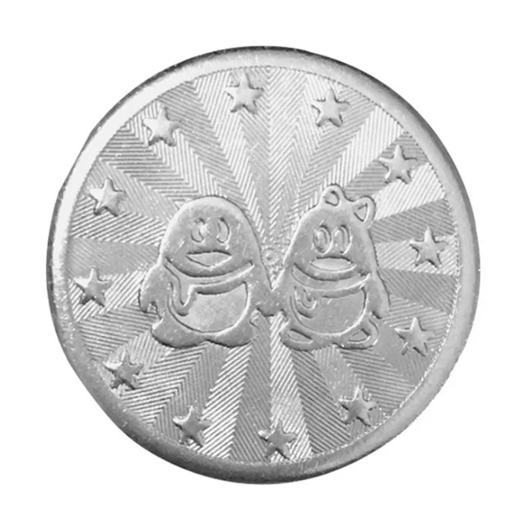 Promotion cheap custom bulk game token stainless steel game token coin