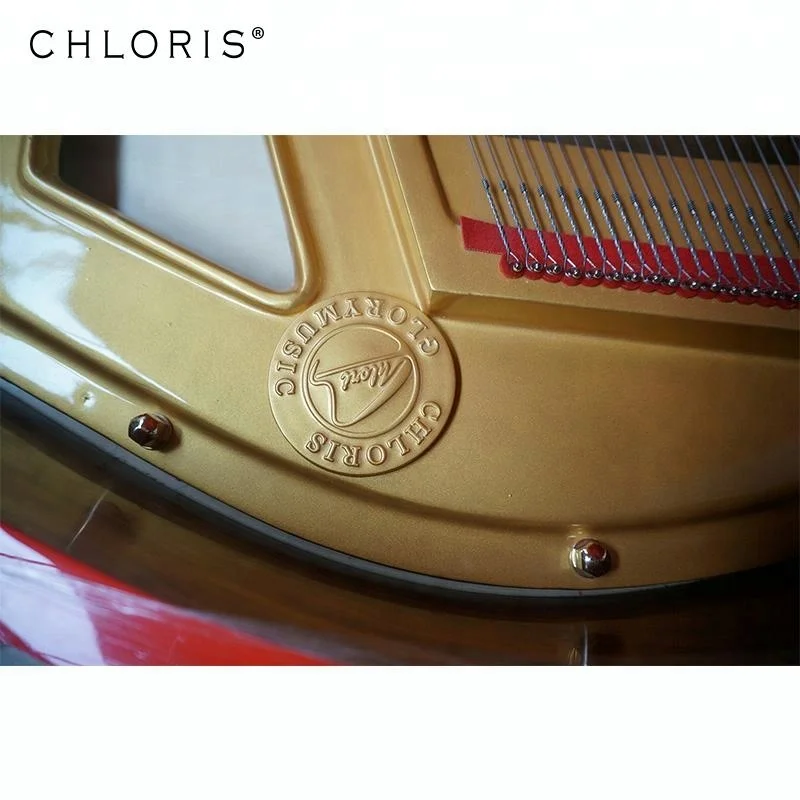 88 Keys Red Grand Piano with PianoDisc IQ HG-158R