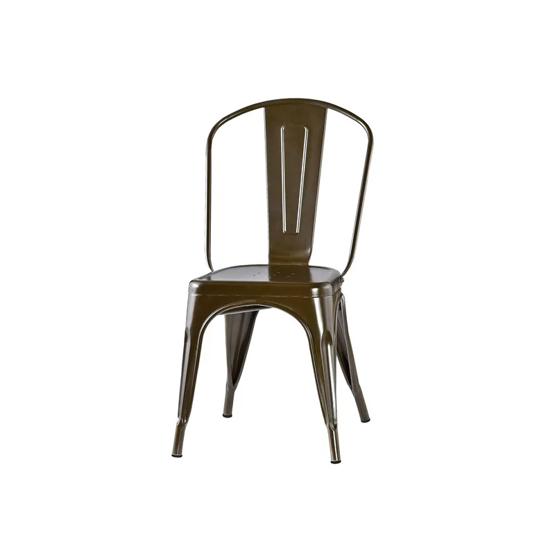 industrial vintage cheap full metal dining chair