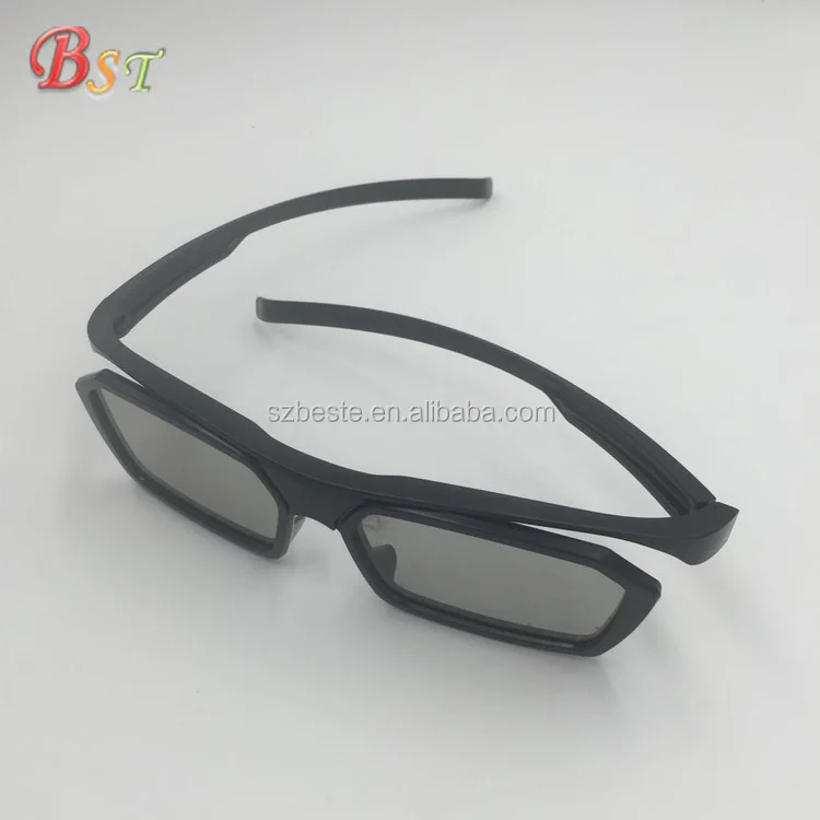 Пластиковые круглые поляризованные 3D-очки для телевизора