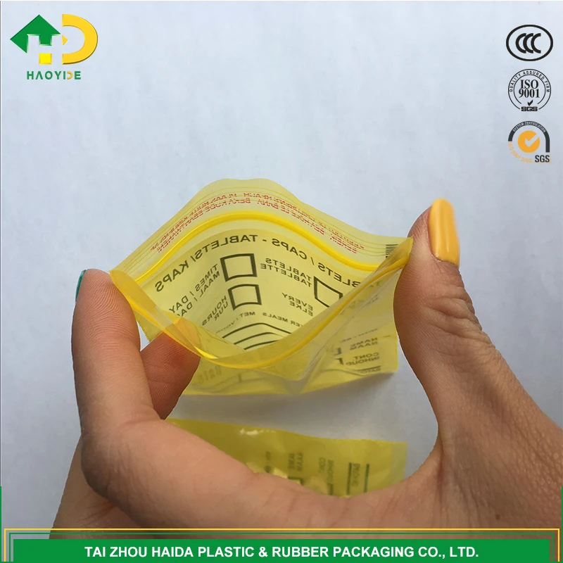 Wholesale Antioxidant ziplock medicine bags
