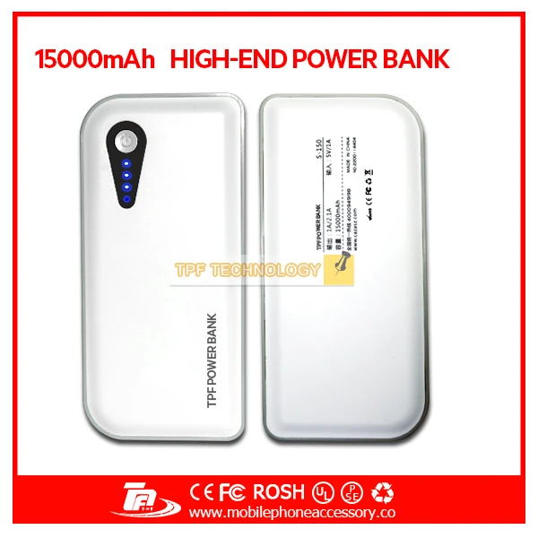15000mAh портативный зарядное устройство Power Bank