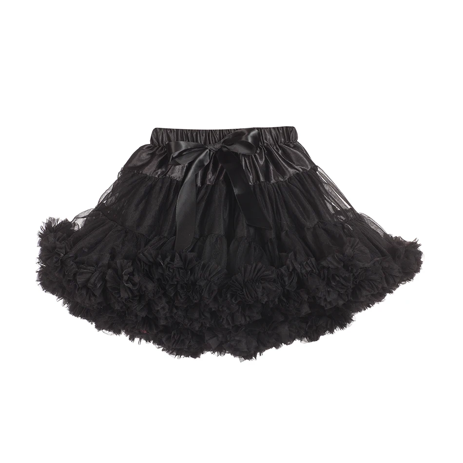 
Fashion summer fluffy rainbow colorful lace baby girl tutu skirt 