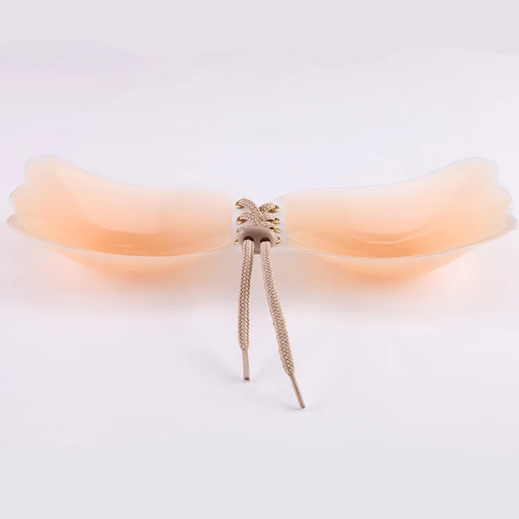 Fashion Strapless Backless Bra Sexy Self Adhesive Silicone Push Up Bra