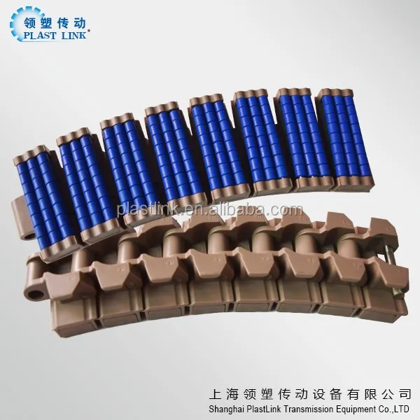 LBP 882TAB Flat roller plastic top chain heavy duty sideflexing plastic conveyor chain