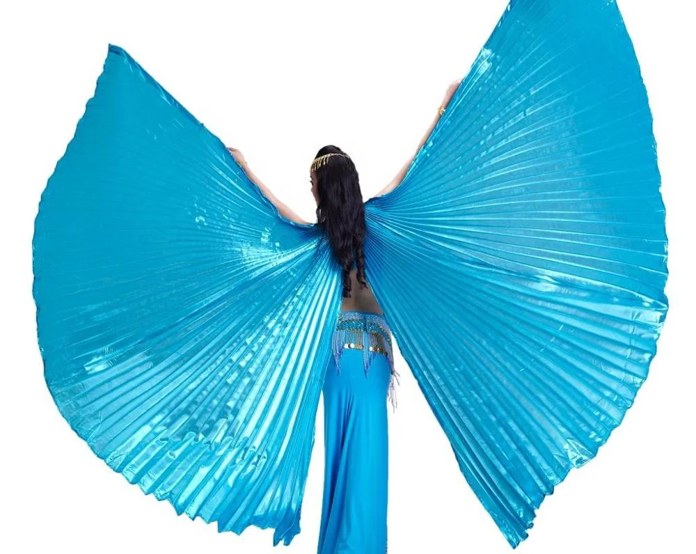 New Bestedance Opened or Closed Professional India Egypt Belly Dance Costumes Isis Wings 20 Colors