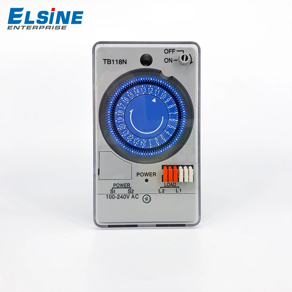 Mechanical timer TB118N battery operated 150hours 15A 110/230V 24 hour timer switch