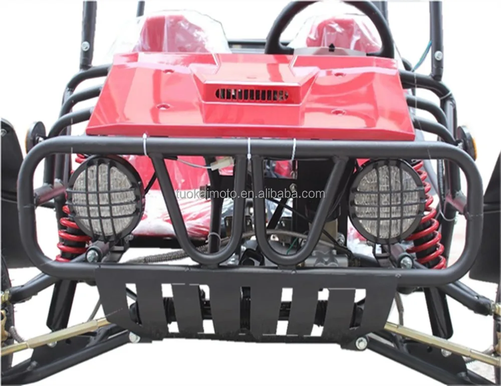China made 110cc mini go kart with roof and roof lights off road buggy for kids Pedal Go Karts