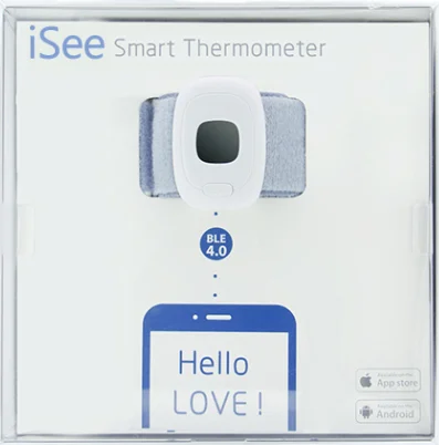 2016 новое прибытие носки детские смарт-цифровой термометр часы bluetooth удаленного мониторинга