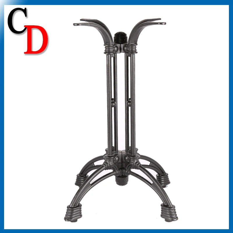 
Chuangdi furniture antique red bronze cast iron table base 