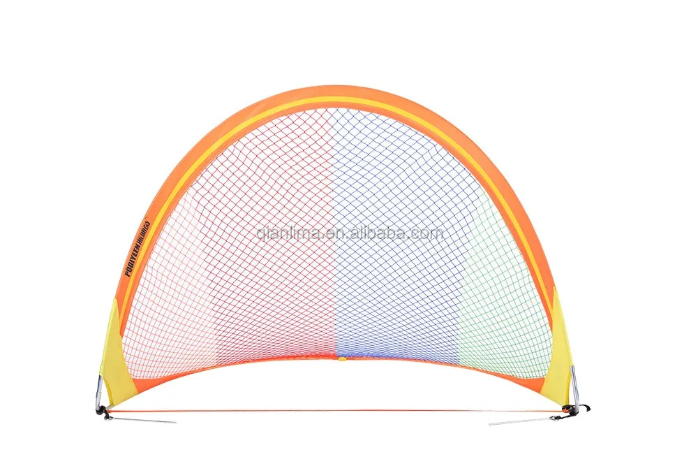 Podiyeen Portable pop up soccer goal set(1 goal, carrying bag, ball, inflator) size 72*40*40 inches
