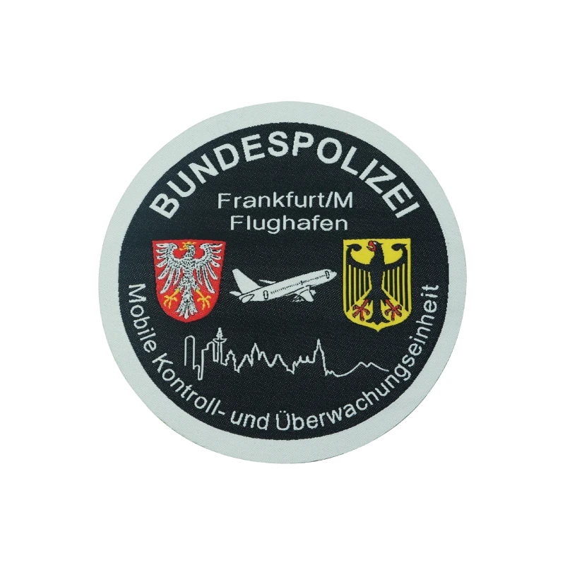 China factory custom logo good quality animal clothing embroidery patch tags 555