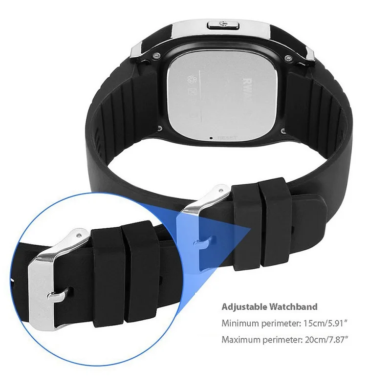 
Stepfly Sport Smart Watch Thermometer Altimet Wristwatch M26 with Dial SMS Remind Pedometer for IOS Android PK U8 