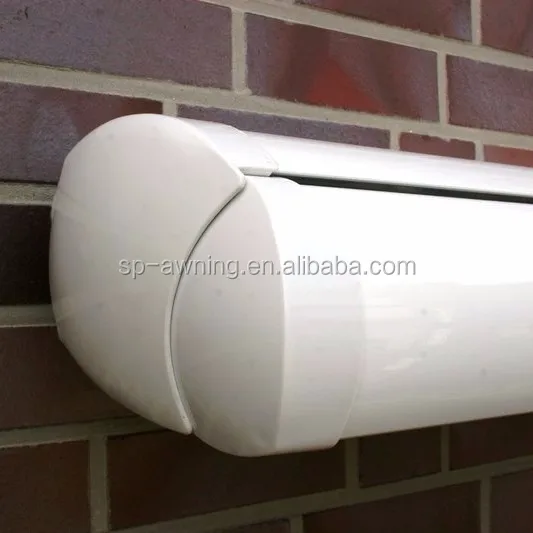 NEW QUALITY DOOYA Full Cassette Retractable Awning motorsized electric remote control LED tent garden aluminum Customized