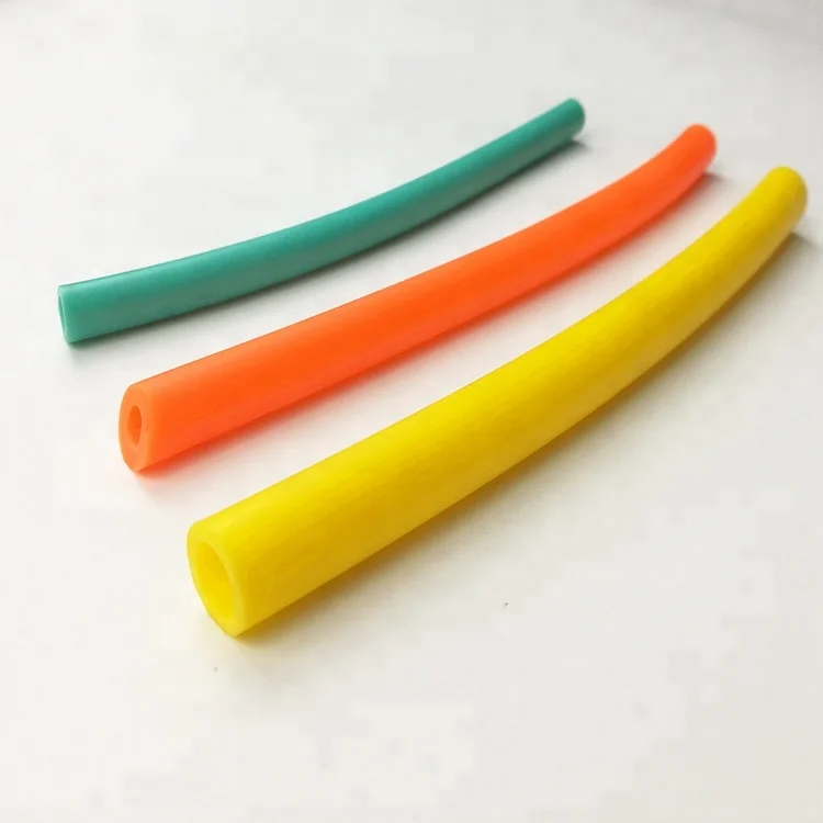 Colorful Elastic TPR Tube Body Building Thick Pull Rope Colorful Hollow Piping Cord