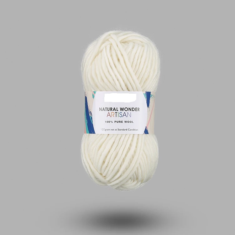 
100% Army Bled Mink Meri Cone Hand Minc Aran Into Zong Neon Wool Yarn 8Ply 