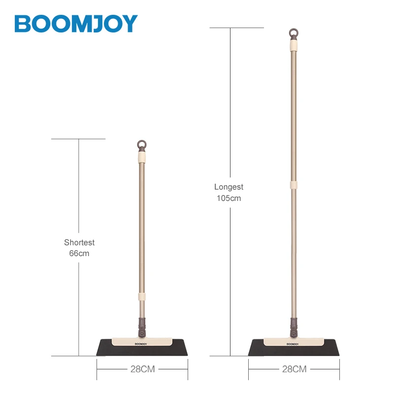 adjustable broom TV scraper the water wiper black