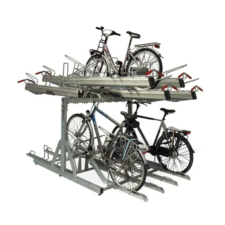 Tow Tier Cycle Vertical bike storage stand Bike rack