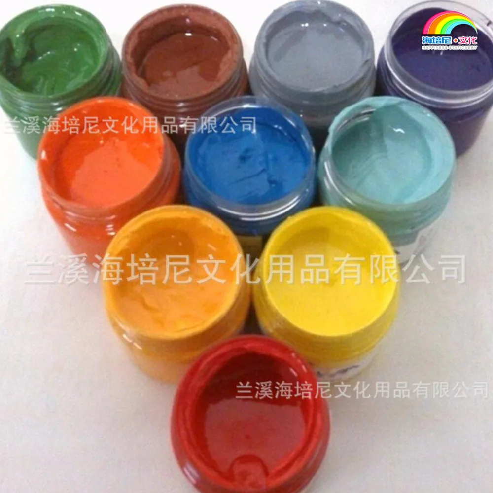 
OEM factory price best quality 100ml multicolor poster paint acrylic paint 