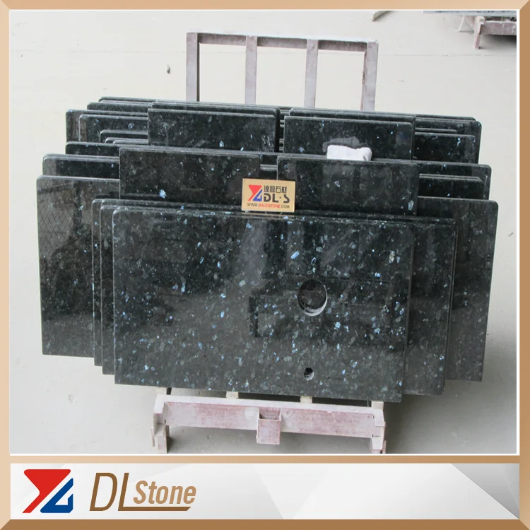 Island Natural Stone Slab Emerald Pearl Granite Slab Kitchen Bathroom Countertop