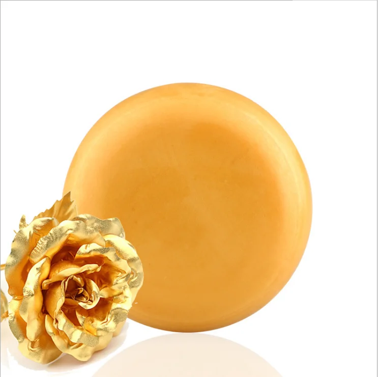 Beauty skin whitening products organic soap natural handmade gold soap
