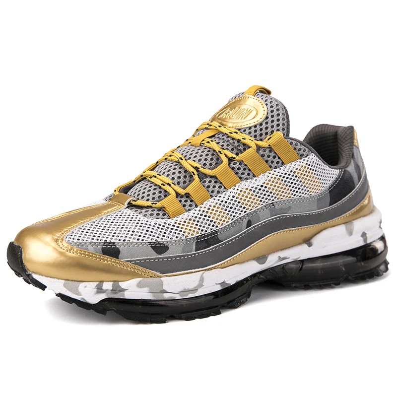 Yellow Air Running Shoes Mens Luxury Sneakers,Custom Design Men Running Sneakers,Brand Men Sport Shoes