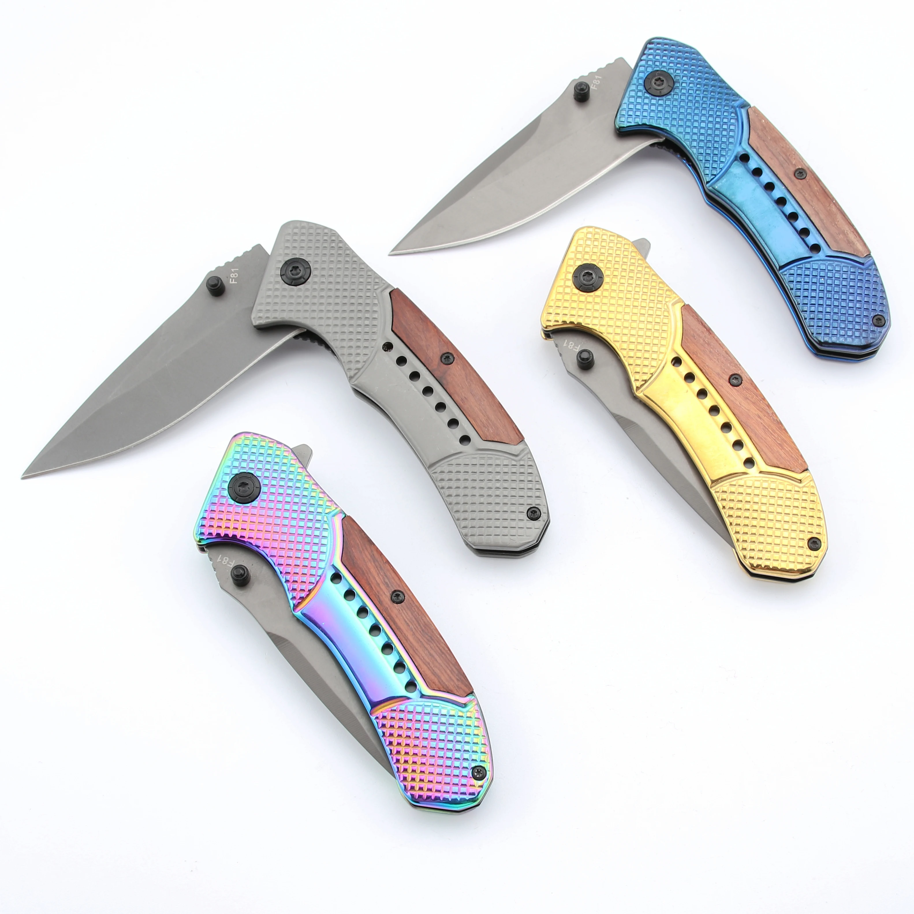 BR F81 utility camping folding pocket tool knife hunting combat Survival outdoors Tactical knives