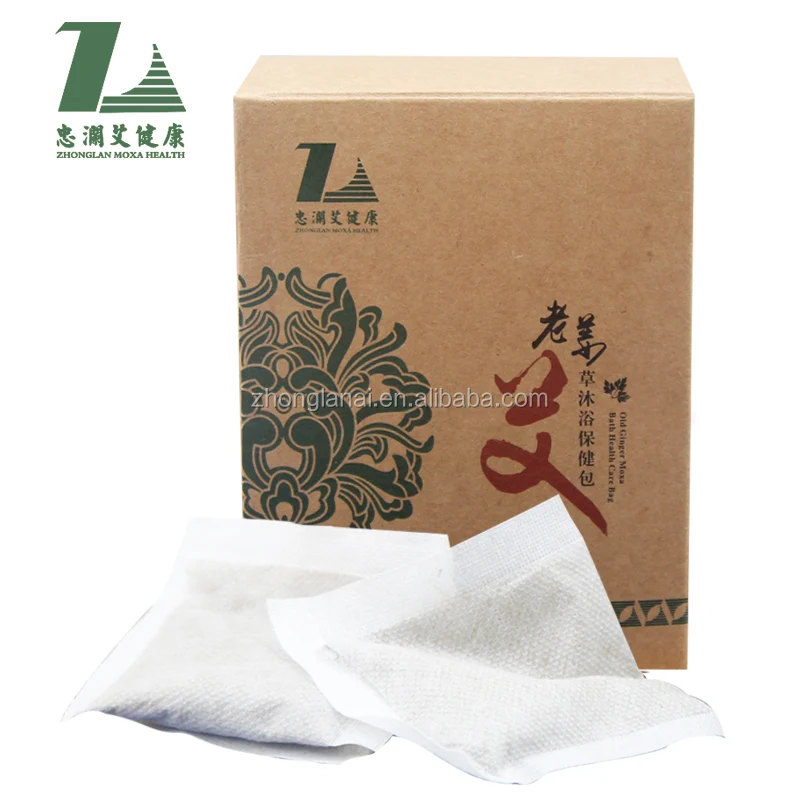 
New trending products Old Ginger Moxa Bath powder mugwort extract for health care 