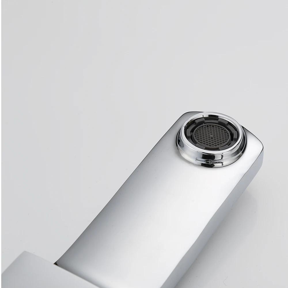 FLG Contemporary Single Handle Brass Bath Shower Mixer Taps Faucet For Bathroom