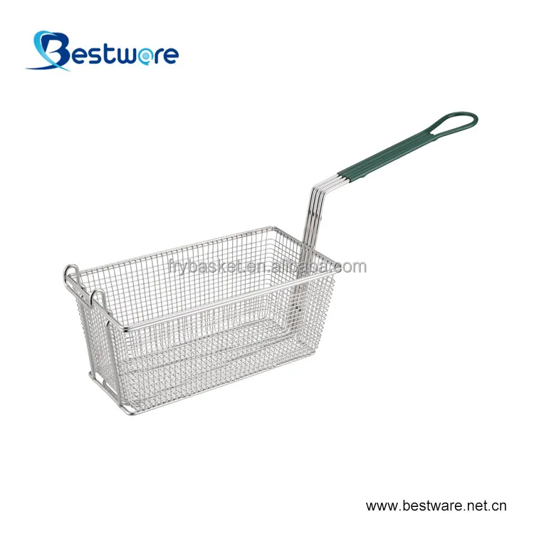 Фритюрница для жарки курицы корзина из нержавеющей стали 201 или 304 полированная обработка 308*160*135 мм Дуршлаги и