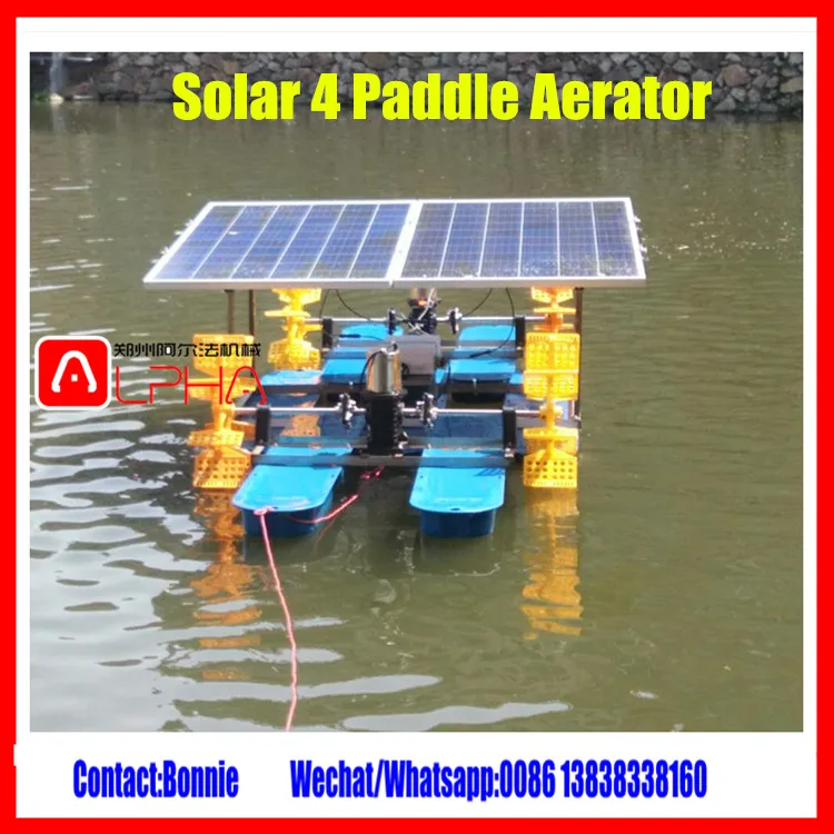 Газон, креветки, рыбоводство, солнечный Летающий колесный аэратор