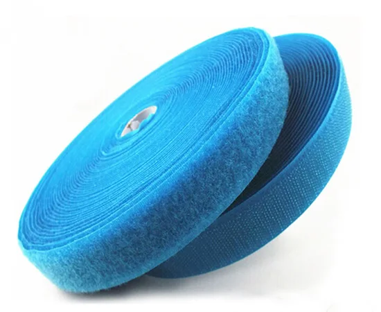 Manufacturer colored hook and loop strap for garment and shoes