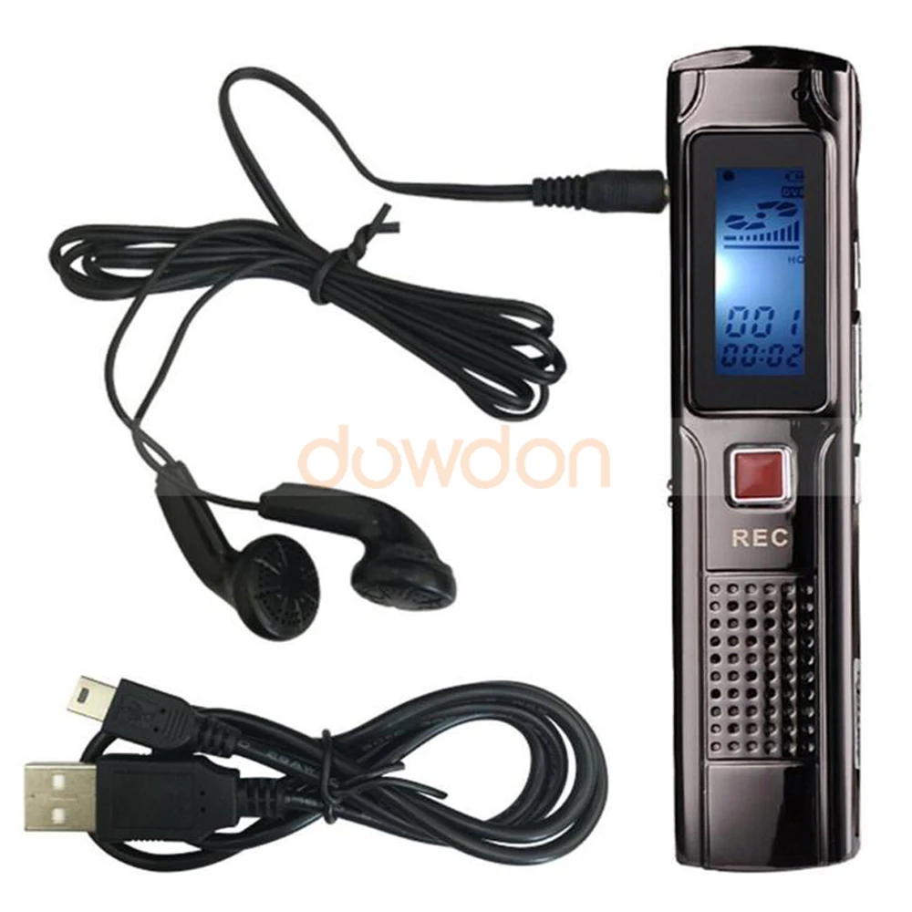 A-B Repeat 8GB Recorder with Built in Speaker Microphone 26 Hours Recording Time