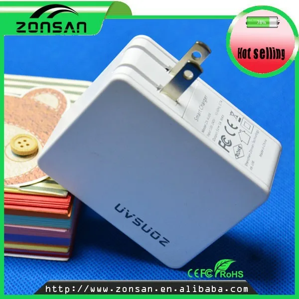 Alibaba China 2015 4 sockets portable charger for iphone 4 5 6