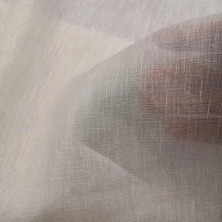 China hot sale silk linen georgette fabric, linen silk blended fabric for skirt blouse