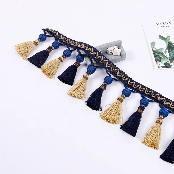 Декоративная модная бахрома для занавесок оптом