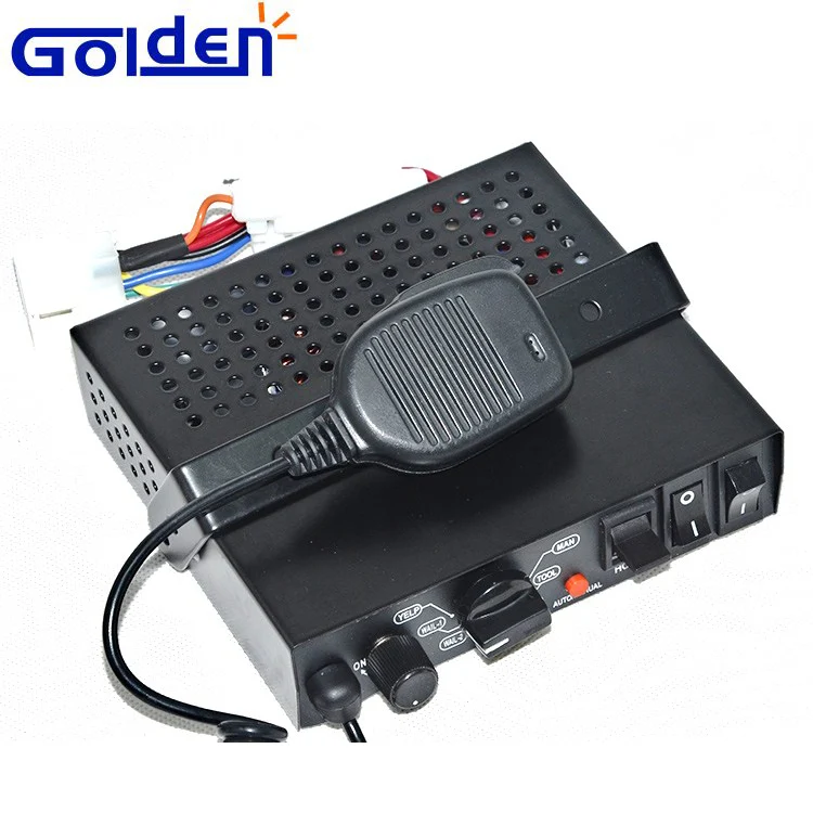 DC12V 100W electronic sirene police equipment 200 db alarm emergency car siren